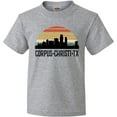 thumbnail image 3 of Inktastic Corpus Christi Texas Skyline Retro Youth T-Shirt, 3 of 5