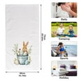 thumbnail image 2 of Ryvnso Easter Rabbit Egg Hand Towels for Bathroom Cotton Face Towel Decorative 15.5x29.5 inch, 2 of 7