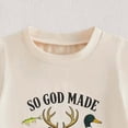 thumbnail image 4 of Kaprioy Toddler Baby Boy Clothes 12 18 24 Month 2T 3T Summer Outfit Letter Print T-Shirts Tee Top With Camouflage Elastic Drawstring Shorts Summer Outfit, 4 of 7