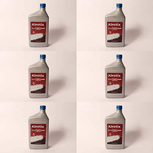 6 PK 80015 1 Quart Bottle WinterGrade Bar & Chain Oil with