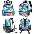 thumbnail image 4 of Cloud Cute Printed Backpack with Adjustable Shoulder Strap, Large Capacity, Lightweight, 4 of 6