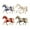 multicolor, variant on bestolf Horse Brooch Alloy Enamel Pin with Rhinestones Inlaid Clothes Hats Bags Collar Badge Fashion Accessories