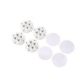 thumbnail image 1 of 4 Pcs Roulettes Pivotantes pour Meubles Boîte de Rangement Rotation 360° 4 Billes Roue Universelle Silencieuse, Matériau Supérieur, 1 of 4