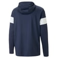 thumbnail image 2 of Puma Mens Mattr Colorblock Hoodie - 62025202 - Navy Blazer/Bright White - XXL, 2 of 2