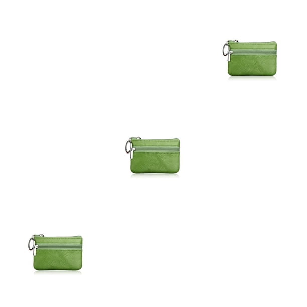 Minnieouse Cartera de cuero para mujer, llaves para tarjetas de crédito, tienda escolar portátil, llavero, monedero, monedero, bolsa con Type4 NO4