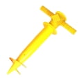 thumbnail image 1 of de pesca Soporte para sombrilla con punta Ancla Verano Práctico Inserto duradero Enchufe Soporte para sombrilla para Parque Césped Amarillo, 1 of 8