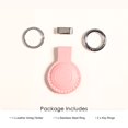 thumbnail image 4 of Llavero de piel auténtica para Airtag KEEPXYZ Pink V2.0, 4 of 6