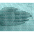 thumbnail image 4 of oneOone Viscose Chiffon Fabric Check Kasuri Printed Craft Fabric BTY 42 Inch Wide, 4 of 4