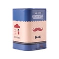 thumbnail image 3 of Contenedor para desechar cuchillas de afeitar, banco de almacenamiento, práctico para hombres, fácil acceso, para viajes, personal Patrón de barba azul, 3 of 9