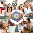thumbnail image 5 of Wearable Blanket,Colorful Tie Dye Mandala Pattern Hooded Wearable Flannel Blanket for Adults & Teens,Winter Poncho Shawl Wrap Cape Cozy Anti-Pill,60"x80", 5 of 5