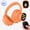 Orange Headphones, variant on Hybrid ANC Wireless Headphones with AI Translation, Touchscreen, Remote Photo Control, Microphone, Soft Ear Pads, Bass EQ, Comfort Fit for Tablet