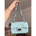 thumbnail image 2 of Bolso de estilo nicho de alta calidad con cadena de bloqueo de hilo bordado, bolso de mensajero de hombro de moda que combina con todo para mujeres, 2 of 6