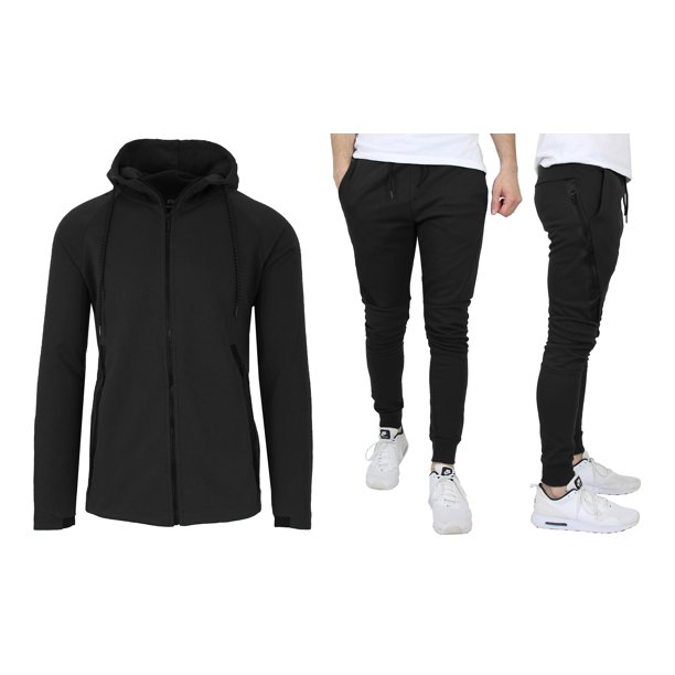 Galaxy by Harvic - GBH Men's Fleece Hoodie & Fleece Jogger Set - Walmart.com - Walmart.com
