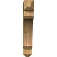 thumbnail image 2 of Ekena Millwork 4"W x 24"D x 24"H Legacy Craftsman Rough Sawn Bracket, Western Red Cedar, 2 of 4