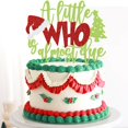 thumbnail image 4 of Decoración para tartas DUIILHOS Little Glitter Who Christmas Red, 4 of 4