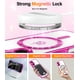 thumbnail image 4 of Meifigno Magnetic Case for iPhone 16 Plus 6.7 inch, with 2X Screen Protector, with Wrist Strap & Glitter Card, Hot Pink, 4 of 6