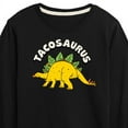thumbnail image 3 of Instant Message - Tacosaurus - Taco Fan - Toddler & Youth Long Sleeve Graphic T-Shirt, 3 of 6