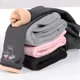 thumbnail image 4 of Ropa de abrigo para niñas pequeñas, pantalones de invierno con forro polar para bebés de 2 años y 3 estaciones, pantalones elegantes para niños 2023, 4 of 5