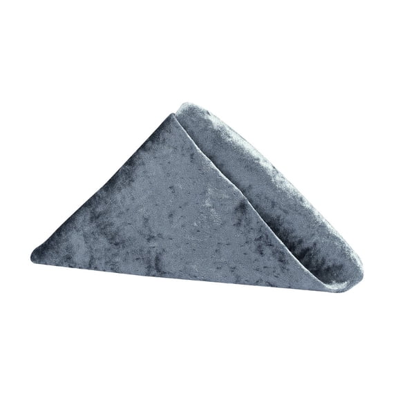 10 Pcs, Velvet 20"X20" Linen Napkin - Dark Slate Blue For Birthday Party, Wedding, Anniversary, Or Shower Decor