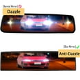thumbnail image 4 of 12Inch Anti-glare Rear View Mirror Universal Wide Angle Interior Rear View Mirror Eliminate Blind Spots for Most Cars Truck Vehicles 300mm, 4 of 5