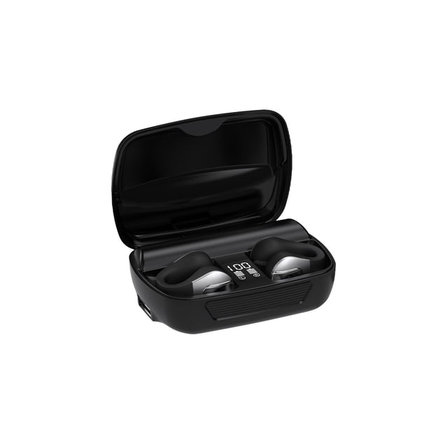 Auriculares Bluetooth Inalámbricos Auriculares Bluetooth Inalámbricos Clip de Oído Deportivo de 2000 Mah Bluetooth de Gran Capacidad 5.3 120H Vida de la Batería Balance de Frecuencia Acústica Holográf