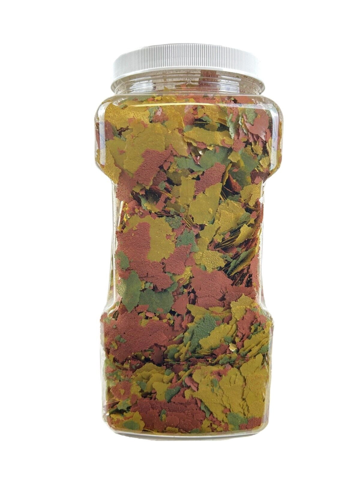 Tropical Fish Flakes, Mix of Krill, Color Enhancing and Spirulina Flakes for Cichlids, Angels, Tetras, Guppies, All Tropical Fish - WL 1-lb 2oz Lg Jar