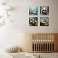 thumbnail image 5 of ZHONGYUTONG Blue Bathroom Wall Art Bathtub and Starfish Poster Prints Abstract Watercolor Ocean Canvas Picture for Nursery Kids Room Decor (20.00" x 20.00"), 5 of 6