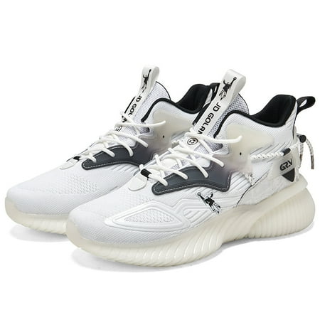 

Men s Sneakers With Breathable Mesh White Non-slip Wear-resistant Sports Shoes Running Shoes