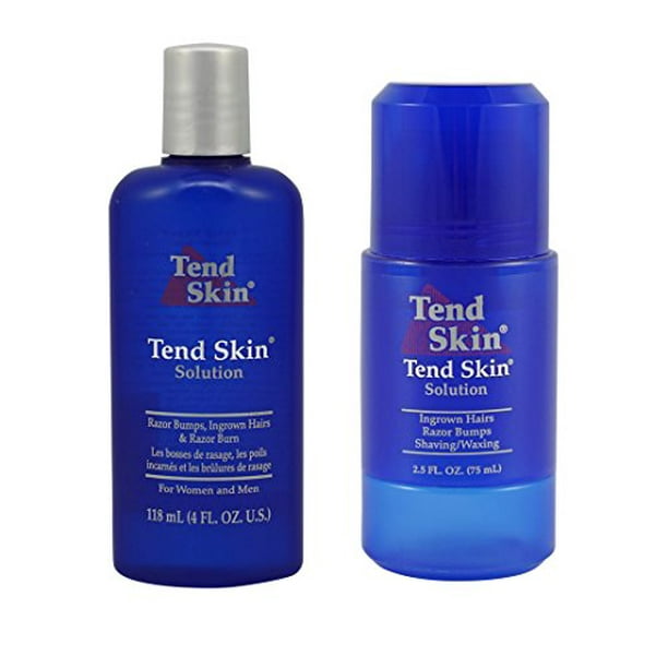 tend skin razor burn and ingrown hair kit (tend skin 4 oz liquid + tend
