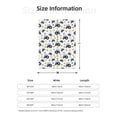 thumbnail image 5 of Disketp Tractor And Vehicle Cozy Flannel Fleece Throw Blanket: Has a velvety texture for All Seasons - Perfect for Women, Men, & Kids"60"x50", 5 of 6