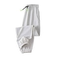 thumbnail image 2 of ATOGUTA Boys Pants Quick Dry Athletic Pants Lightweight Hiking Jogger Pants Size 4T-15, White, 2 of 6