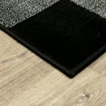 thumbnail image 2 of Zena Contemporary Geometric Area Rug, Black/ Ivory, 10' x 13', 2 of 2