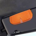 thumbnail image 1 of Caja de gafas para coche, fácil instalación, organizador de carcasa rígida, estuche de almacenamiento para gafas de , para automóvil, regalo para Naranja, 1 of 8