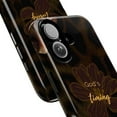 thumbnail image 2 of God's Timing Phone Case, Inspirational Floral Leopard Print iPhone Cover, Faith-Based Motivational Protective Case for iPhone 16 15 14 13 12 11 Pro Plus Mini, 2 of 6