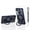 Darkblue, variant on Allytechgroup Magnetic Case for iPhone 14 with Screen Protector & Lanyard, Shockproof Protective Cover with Ring Stand Compatible with Magsafe, Silver