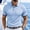 Light Blue, variant on CYMMPU Men's Color Block Textured Knit Short Sleeve Golf Shirt, Soft Fabric for Casual and Weekend Use Light Blue S