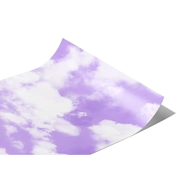 Rwraps Sky Cumulonimbus Accumulation Matte Vinyl Film Wrap 59in x 5ft Vinyl Vehicle Car Film Sheet