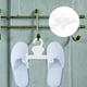 thumbnail image 3 of 10 perchas blancas de plástico para zapatos, perchas pequeñas para zapatos, ropa, bufandas, para tiendas de playa y ferias comerciales, 3 of 7