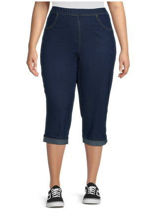 Just My Size Women's Plus Size Pull On 2-Pocket Stretch