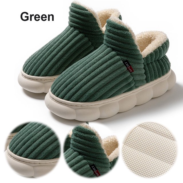 Pantuflas Esponjosas Botines Peludas Nube Zapatos Invierno Acogedores Antideslizantes para El Hombres Y Mujeres