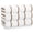 Stripe Beige, variant on White Classic Luxury Cream Beige Striped Cotton Beach Towels, 35 x 70, 3 Count