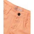 thumbnail image 4 of Real Love Girls' Twill Shorts - Super Stretch Twill Pull-On Casual Shorts (Sizes: 7-16), 4 of 7
