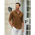 thumbnail image 2 of Coshow Mens Button Down Dress Shirts Business Casual Long Sleeve Wrinkle Free Blouses, 2 of 7