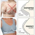 thumbnail image 3 of Lusakoc Sports Bras for Women Large Printed Seamless Wirefree Breathable Yoga Bra with Removable Pads, Size S-5XL, 3 of 4
