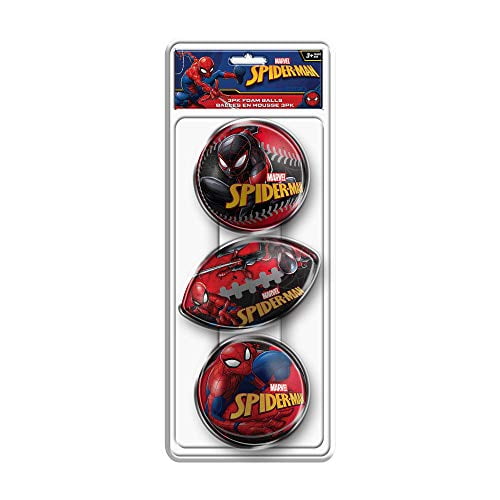 Hedstrom 3-Pack Foam Sports Balls - Spider-Man