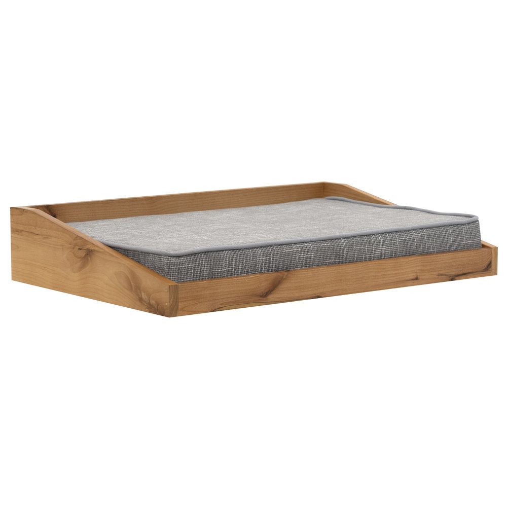 IKEA LURVIG, Pet Bed With Pad, White, Pink Triangle, You Can Use The