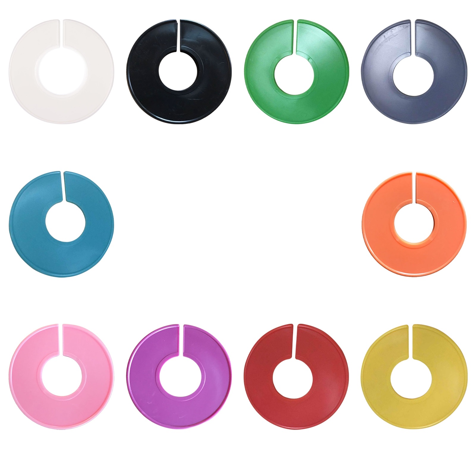 PWFE Closet Dividers for Hanging Clothes 10 Colors Clothing Rack