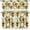 Red, variant on Sunflower Rooster 3-Piece Tier Curtains 36 Inch Long Country Kitchen Curtains Set Tab Top for Small Window Bathroom Farmhouse 54" x 18"