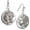 Vintage Silver 5, variant on Handmade Unique Bohemian Tribal Hoop Spiral Leaf Flower Earring Lightweight Vintage Bronze Round Circle Geometry Dangle Drop Earrings for Women
