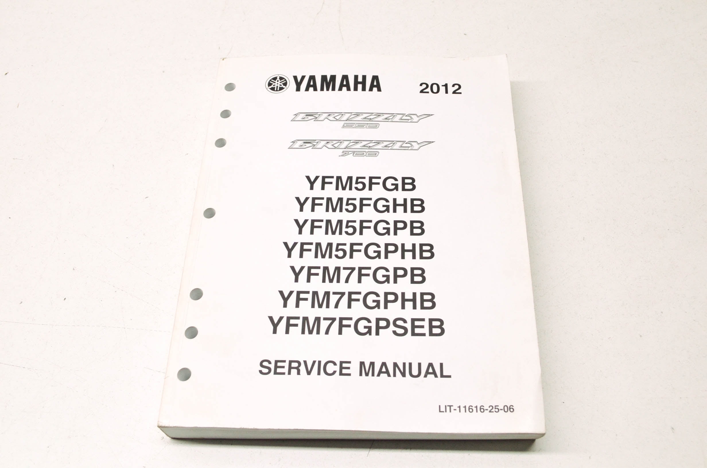 Yamaha LIT-11616-25-06 2012 Grizzly 550/700 Service Manual QTY 1 -  Walmart.com